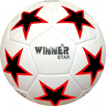 Мяч футбольный Winner STAR PU №5 red/black